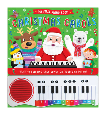 Cover Image for Piano Book: Christmas Carols -- Kidsbooks Publishing, Board Books