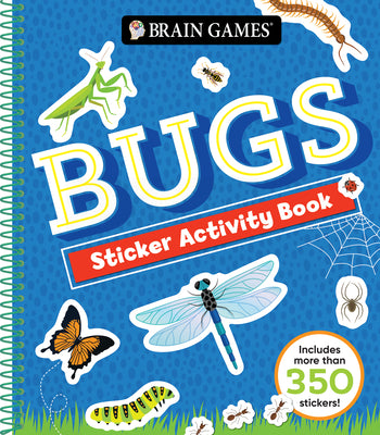 Cover Image for Brain Games - Sticker Activity Book: Bugs -- Publications International Ltd, Spiral