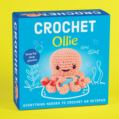 Cover Image for Pil Crochet Kit for Beginners - Ollie the Octopus Amigurumi - Yarn, Hook, Safety Eyes, Stuffing & Illustrated Booklet Make a Stuffed Octopus Craft Gif -- Publications International Ltd, Other