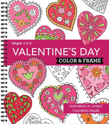 Cover Image for Color & Frame - Valentine's Day (Coloring Book) -- New Seasons, Spiral