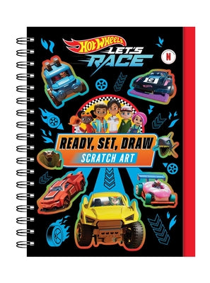Cover Image for Hot Wheels Let's Race: Ready, Set, Draw - Scratch Art -- Mattel, Hardcover