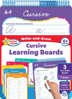 Cover Image for Active Minds Write-And-Erase Cursive Learning Boards -- Sequoia Children's Publishing, Other