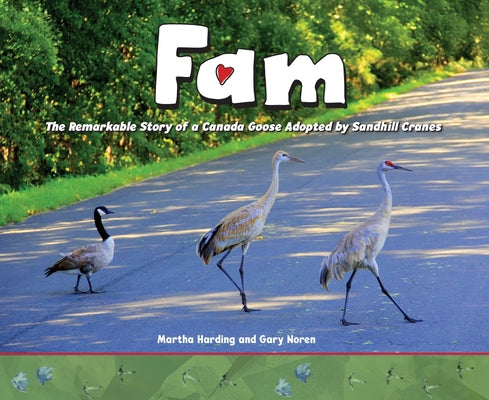 Cover Image for Fam: The Remarkable Story of a Canada Goose Adopted by Sandhill Cranes -- Martha Harding, Hardcover