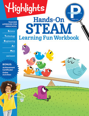 Preschool Hands-On Steam Learning Fun Workbook -- Highlights Learning, Paperback
