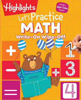 Cover Image for Write-On Wipe-Off Let's Practice Math -- Highlights Learning, Spiral