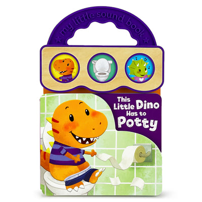 Cover Image for This Little Dino Has to Potty -- Cottage Door Press, Board Books