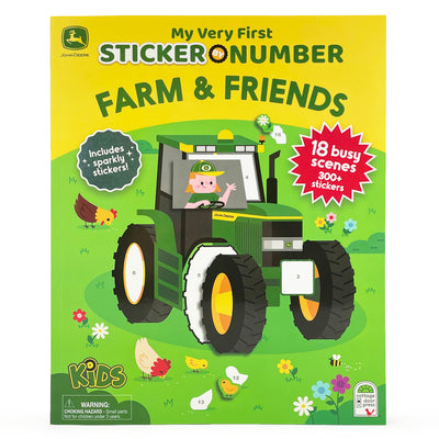 Cover Image for John Deere Kids Farm & Friends: My Very First Sticker by Number -- Cottage Door Press, Other