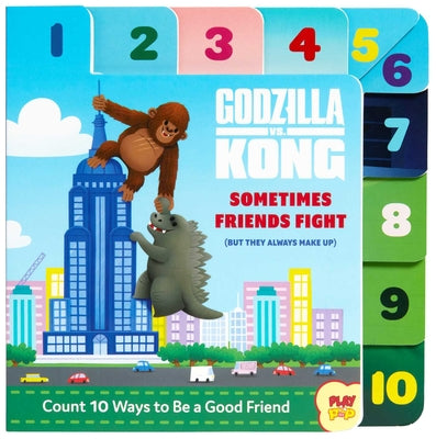 Cover Image for Godzilla vs. Kong: Sometimes Friends Fight: (But They Always Make Up) (Friendship Books for Kids, Kindness Books, Counting Books, Pop Culture Board Bo -- Carol Herring, Board Books