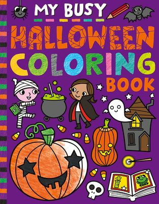 Cover Image for My Busy Halloween Coloring Book -- Tiger Tales, Paperback