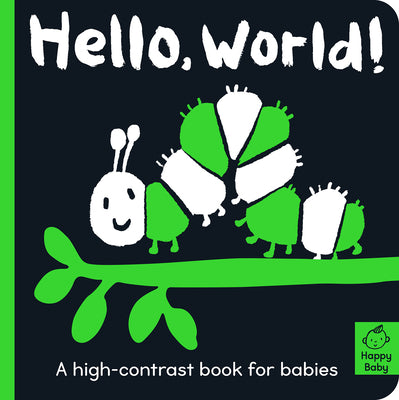 Cover Image for Hello World!: A High-Contrast Book for Babies -- Amelia Hepworth, Board Books