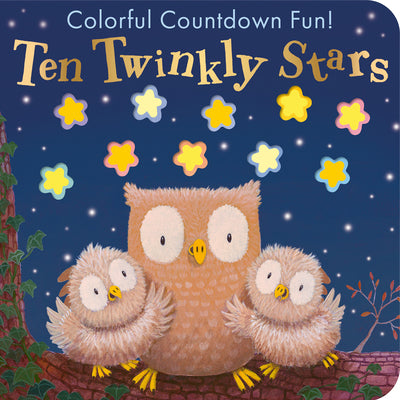 Cover Image for Ten Twinkly Stars: Colorful Countdown Fun! -- Tiger Tales, Board Books