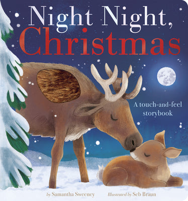 Cover Image for Night Night, Christmas: A Touch-And-Feel Storybook -- Samantha Sweeney, Board Books