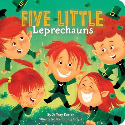 Cover Image for Five Little Leprechauns -- Jeffrey Burton, Board Books