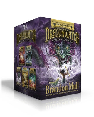 Cover Image for Dragonwatch Complete Collection (Boxed Set): (Fablehaven Adventures) Dragonwatch; Wrath of the Dragon King; Master of the Phantom Isle; Champion of th -- Brandon Mull, Paperback
