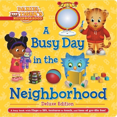 Cover Image for A Busy Day in the Neighborhood Deluxe Edition -- Cala Spinner, Board Books