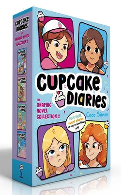 Cover Image for Cupcake Diaries the Graphic Novel Collection 2 (Boxed Set): Katie, Batter Up! Graphic Novel/Mia's Baker's Dozen Graphic Novel/Emma All Stirred Up! Gra -- Coco Simon, Paperback