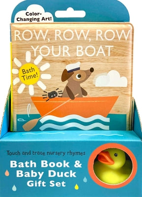 Cover Image for Touch and Trace Nursery Rhymes: Row, Row, Row Your Boat Bath Book & Baby Duck Gift Set -- Editors of Silver Dolphin Books, Other