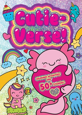 Cover Image for Jumbo Foil Coloring Book: Cutie-Verse -- Editors of Silver Dolphin Books, Paperback