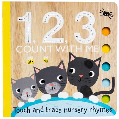 Cover Image for Touch and Trace: 1, 2, 3 Count with Me -- Editors of Silver Dolphin Books, Board Books