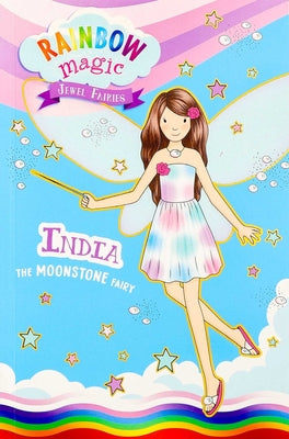 Cover Image for Rainbow Magic Jewel Fairies #1: India the Moonstone Fairy -- Daisy Meadows, Paperback