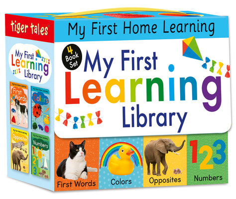 Cover Image for My First Learning Library 4-Book Boxed Set: Includes First Words, Colors, Opposites, and Numbers -- Lauren Crisp, Hardcover