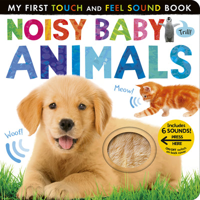 Cover Image for Noisy Baby Animals: Includes 6 Sounds and an On/Off Switch on the Back Cover! -- Patricia Hegarty, Board Books