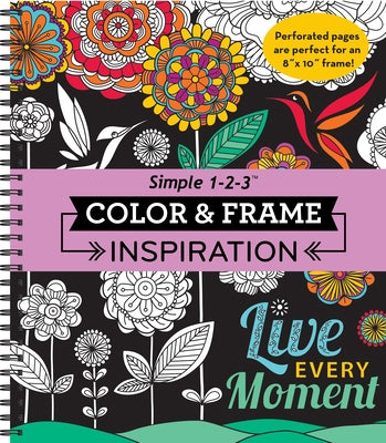 Cover Image for Color & Frame - Inspiration (Adult Coloring Book) -- New Seasons, Spiral