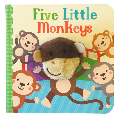 Cover Image for Five Little Monkeys Puppet Book -- Sarah Ward, Board Books