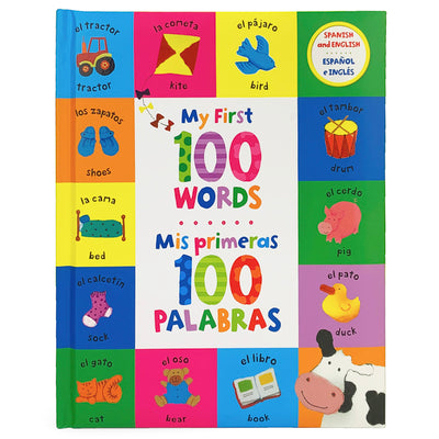 Cover Image for My First 100 Words / MIS Primeras 100 Palabras (Bilingual) -- Cottage Door Press, Hardcover