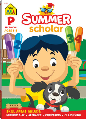 Cover Image for School Zone Preschool Summer Scholar Workbook -- School Zone, Paperback