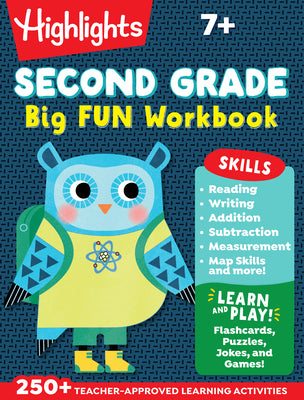 Cover Image for Second Grade Big Fun Workbook: Second Grade Curriculum Workbook for Kids, Practice Math, Reading, Writing, Spelling, Science and More -- Highlights Learning, Paperback
