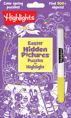 Cover Image for Easter Hidden Pictures Puzzles to Highlight: Easter Coloring and Puzzle Book for Kids 6-9, Solve Hidden Pictures Puzzles Featuring Bunnies, Flowers an -- Highlights, Paperback