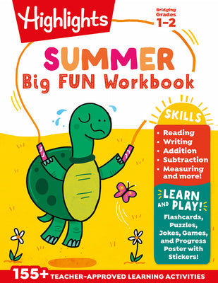 Cover Image for Summer Big Fun Workbook Bridging Grades 1 & 2: Summer Before Second Grade Prep Workbook for Spelling, Reading Comprehension, Language Arts and More -- Highlights Learning, Paperback
