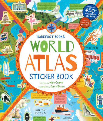 Barefoot Books World Atlas Sticker Book -- Nick Crane, Paperback