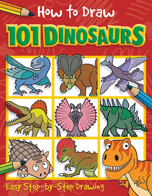 Cover Image for How to Draw 101 Dinosaurs -- Nat Lambert, Paperback