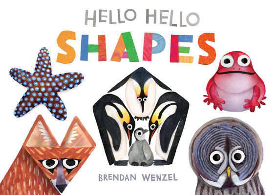Cover Image for Hello Hello Shapes -- Brendan Wenzel, Board Books