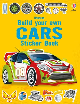 Cover Image for Build Your Own Cars Sticker Book -- Simon Tudhope, Paperback