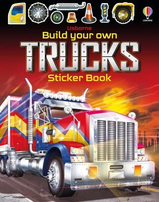 Cover Image for Build Your Own Trucks Sticker Book -- Simon Tudhope, Paperback