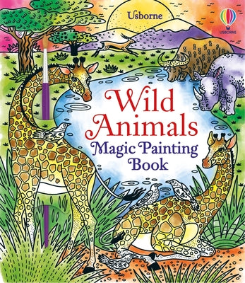 Cover Image for Wild Animals Magic Painting Book -- Sam Baer, Paperback