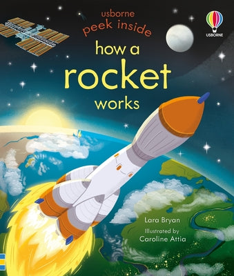 Cover Image for Peek Inside How a Rocket Works -- Lara Bryan, Board Books