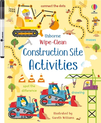Cover Image for Wipe-Clean Construction Site Activities -- Kirsteen Robson, Paperback