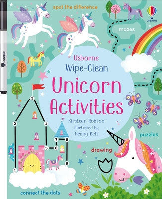 Cover Image for Wipe-Clean Unicorn Activities -- Kirsteen Robson, Paperback