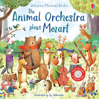 Cover Image for The Animal Orchestra Plays Mozart -- Sam Taplin, Board Books