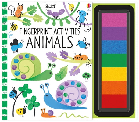 Cover Image for Fingerprint Activities Animals [With Ink Pad] -- Fiona Watt, Spiral