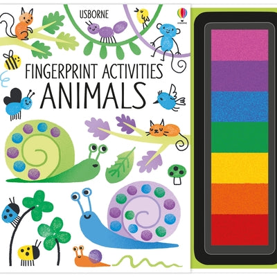 Fingerprint Activities Animals [With Ink Pad] -- Fiona Watt, Spiral