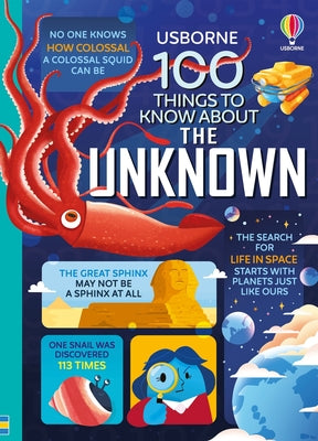Cover Image for 100 Things to Know about the Unknown: A Fact Book for Kids -- Jerome Martin, Hardcover