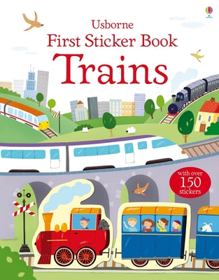 Cover Image for First Sticker Book Trains -- Sam Taplin, Paperback