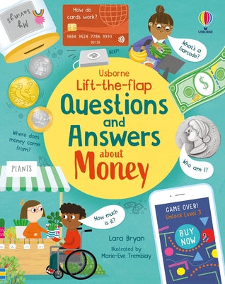 Cover Image for Lift-The-Flap Questions and Answers about Money -- Lara Bryan, Board Books