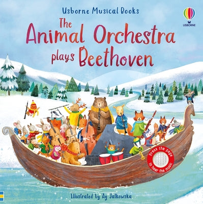 Cover Image for The Animal Orchestra Plays Beethoven -- Sam Taplin, Board Books