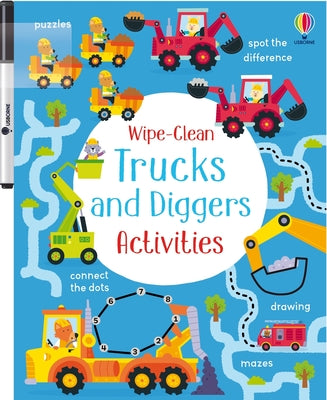 Cover Image for Wipe-Clean Trucks and Diggers Activities -- Gareth Williams, Paperback